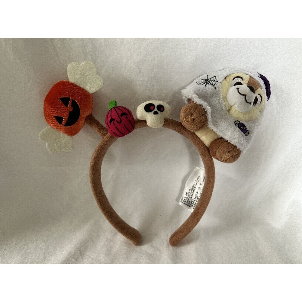 Disney 2022 Authentic Disneyland chip dale Halloween plush ear headband